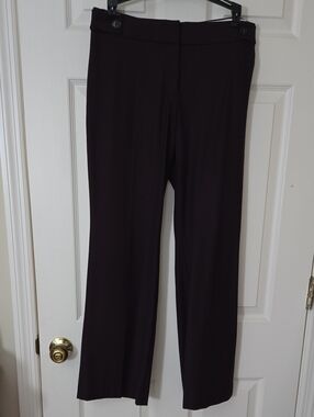 LOFT Dress Pants in Deep Plum